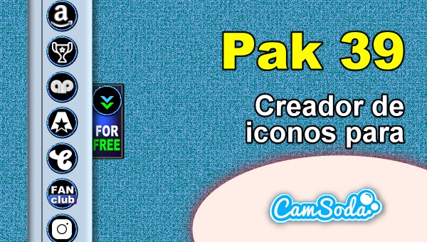 CamSoda - Pak 39 - Generador de iconos para tus redes sociales