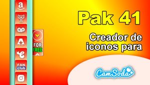 CamSoda – Pak 41 – Generador de iconos para tus redes sociales