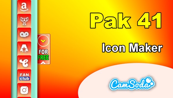 CamSoda - Pak 41 - Social Media Icon Maker Online Tool