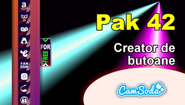 CamSoda - Pak 42 - Generator de butoane și pictograme social media
