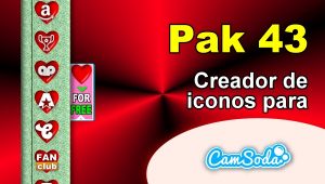 CamSoda – Pak 43 – Generador de iconos para tus redes sociales