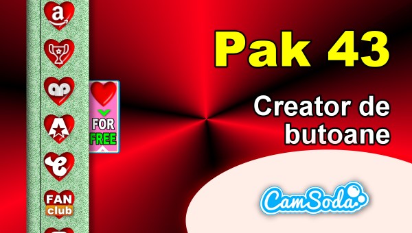 CamSoda - Pak 43 - Generator de butoane și pictograme social media