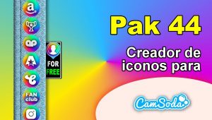 CamSoda – Pak 44 – Generador de iconos para tus redes sociales