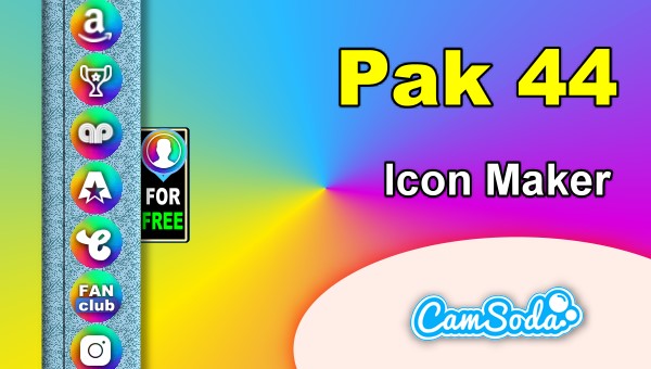 CamSoda - Pak 44 - Social Media Icon Maker Online Tool