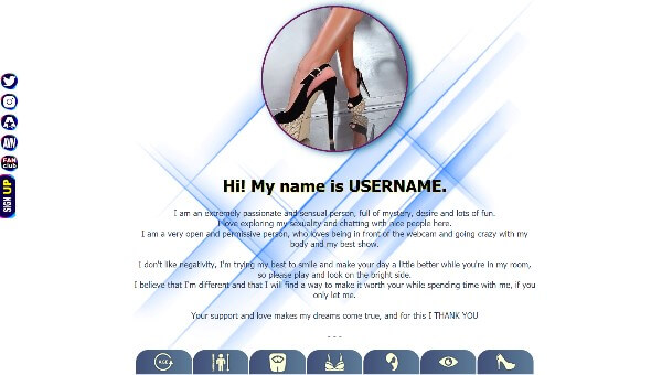 Camsoda Desen 43 - Cod complet deja creat pentru biogtafia ta pe site-ul Camsoda