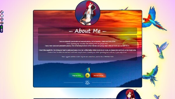 Camsoda Desen 53 - Cod complet deja creat pentru biogtafia ta pe site-ul Camsoda