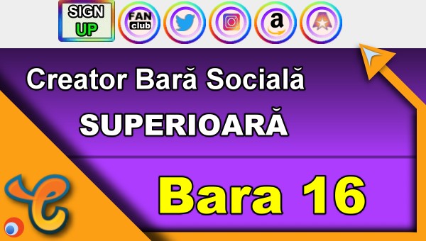 Bara Superioară 16 - Generează pictograme pentru biografia ta pe Chaturbate