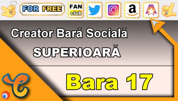 Bara Superioară 17 - Generează pictograme pentru biografia ta pe Chaturbate