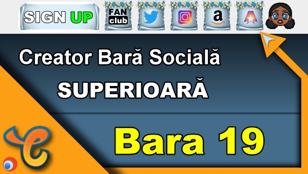 Bara Superioară 19 - Generează pictograme pentru biografia ta pe Chaturbate