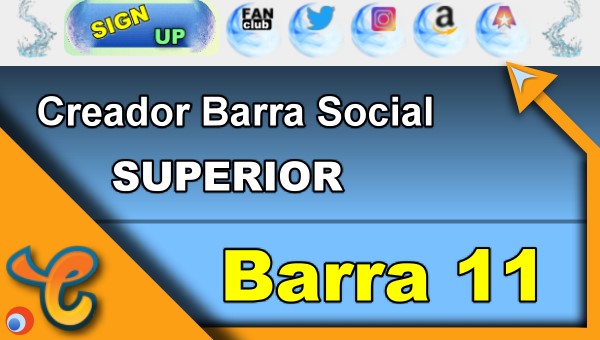 Barra Superior 11 - Generar iconos sociales para tu biografia - Chaturbate