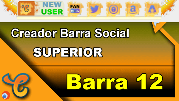 Barra Superior 12 - Generar iconos sociales para tu biografia - Chaturbate