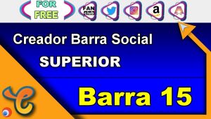 Barra Superior 15 – Generar iconos sociales para tu biografia – Chaturbate