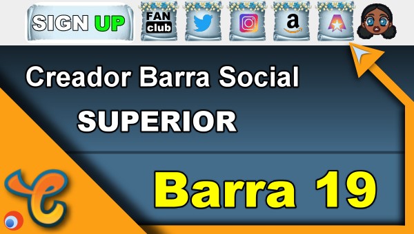 Barra Superior 19 - Generar iconos sociales para tu biografia - Chaturbate