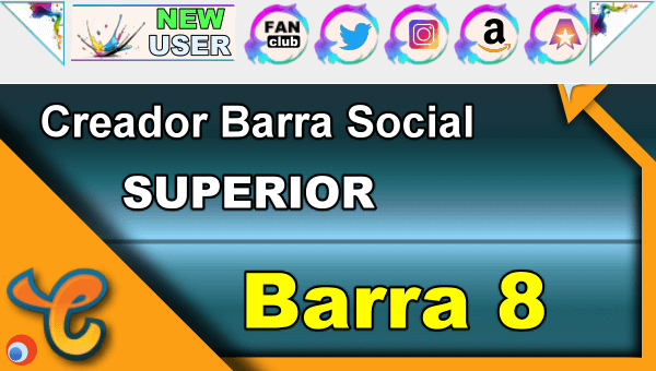 Barra Superior 8 - Generar iconos sociales para tu biografia - Chaturbate