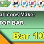 Top Bar 10 – Generate social icons for your Chaturbate BIO