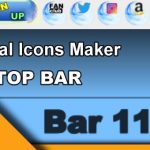 Top Bar 11 – Generate social icons for your Chaturbate BIO