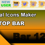Top Bar 12 – Generate social icons for your Chaturbate BIO