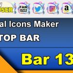 Top Bar 13 – Generate social icons for your Chaturbate BIO