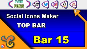 Read more about the article Top Bar 15 – Generate social icons for your Chaturbate BIO