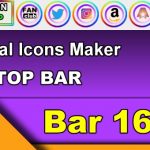 Top Bar 16 – Generate social icons for your Chaturbate BIO