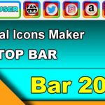 Top Bar 20 – Generate social icons for your Chaturbate BIO