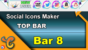 Read more about the article Top Bar 8 – Generate social icons for your Chaturbate BIO