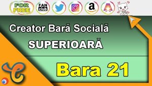 Bara Superioară 21 - Generează pictograme pentru biografia ta pe Chaturbate