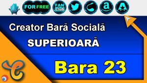 Bara Superioară 23 - Generează pictograme pentru biografia ta pe Chaturbate