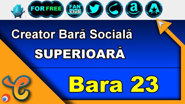 Bara Superioară 23 - Generează pictograme pentru biografia ta pe Chaturbate