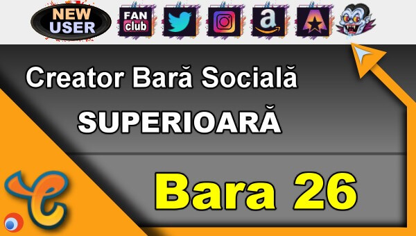 Bara Superioară 26 - Generează pictograme pentru biografia ta pe Chaturbate