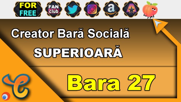 Bara Superioară 27 - Generează pictograme pentru biografia ta pe Chaturbate