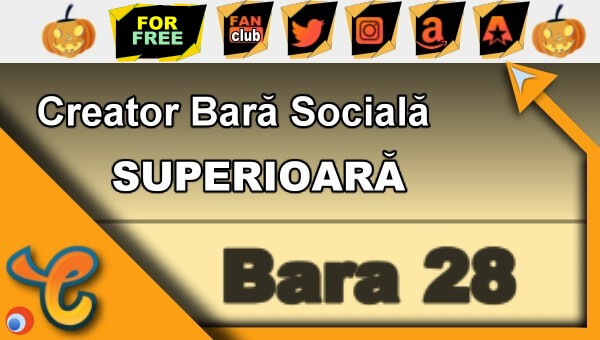 Bara Superioară 28 - Generează pictograme pentru biografia ta pe Chaturbate
