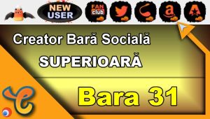 Bara Superioară 31 - Generează pictograme pentru biografia ta pe Chaturbate