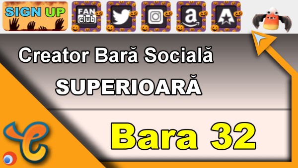 Bara Superioară 32 - Generează pictograme pentru biografia ta pe Chaturbate