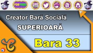 Bara Superioară 33 - Generează pictograme pentru biografia ta pe Chaturbate