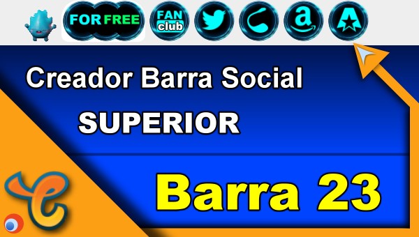 Barra Superior 23 - Generar iconos sociales para tu biografia - Chaturbate
