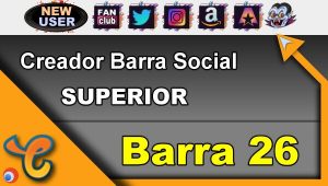 Lee más sobre el artículo Barra Superior 26 – Generar iconos sociales para tu biografia – Chaturbate