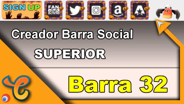 Barra Superior 32 - Generar iconos sociales para tu biografia - Chaturbate