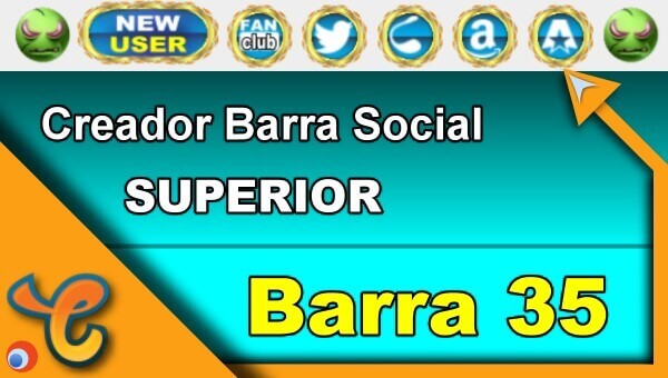 Barra Superior 35 - Generar iconos sociales para tu biografia - Chaturbate