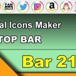 Top Bar 21 – Generate social icons for your Chaturbate BIO