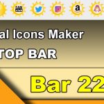Top Bar 22 – Generate social icons for your Chaturbate BIO