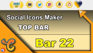 Read more about the article Top Bar 22 – Generate social icons for your Chaturbate BIO