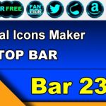Top Bar 23 – Generate social icons for your Chaturbate BIO