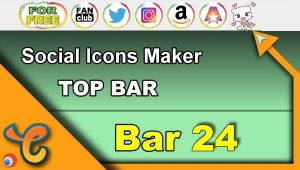 Read more about the article Top Bar 24 – Generate social icons for your Chaturbate BIO