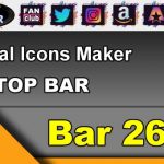 Top Bar 26 – Generate social icons for your Chaturbate BIO