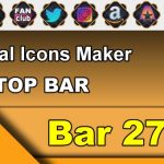 Top Bar 27 – Generate social icons for your Chaturbate BIO