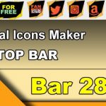 Top Bar 28 – Generate social icons for your Chaturbate BIO