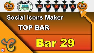 Read more about the article Top Bar 29 – Generate social icons for your Chaturbate BIO