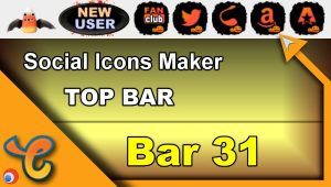 Read more about the article Top Bar 31 – Generate social icons for your Chaturbate BIO