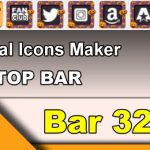 Top Bar 32 – Generate social icons for your Chaturbate BIO